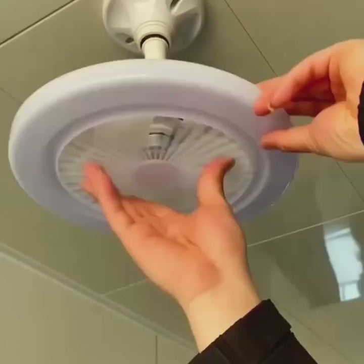 LumiFlow Pro™ – Lámpara LED con Ventilador Integrado