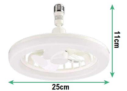 LumiFlow Pro™ – Lámpara LED con Ventilador Integrado