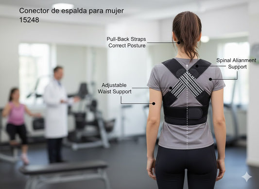 Corrector de Espalda para Mujer - Alivio Dolor y Postura Perfecta