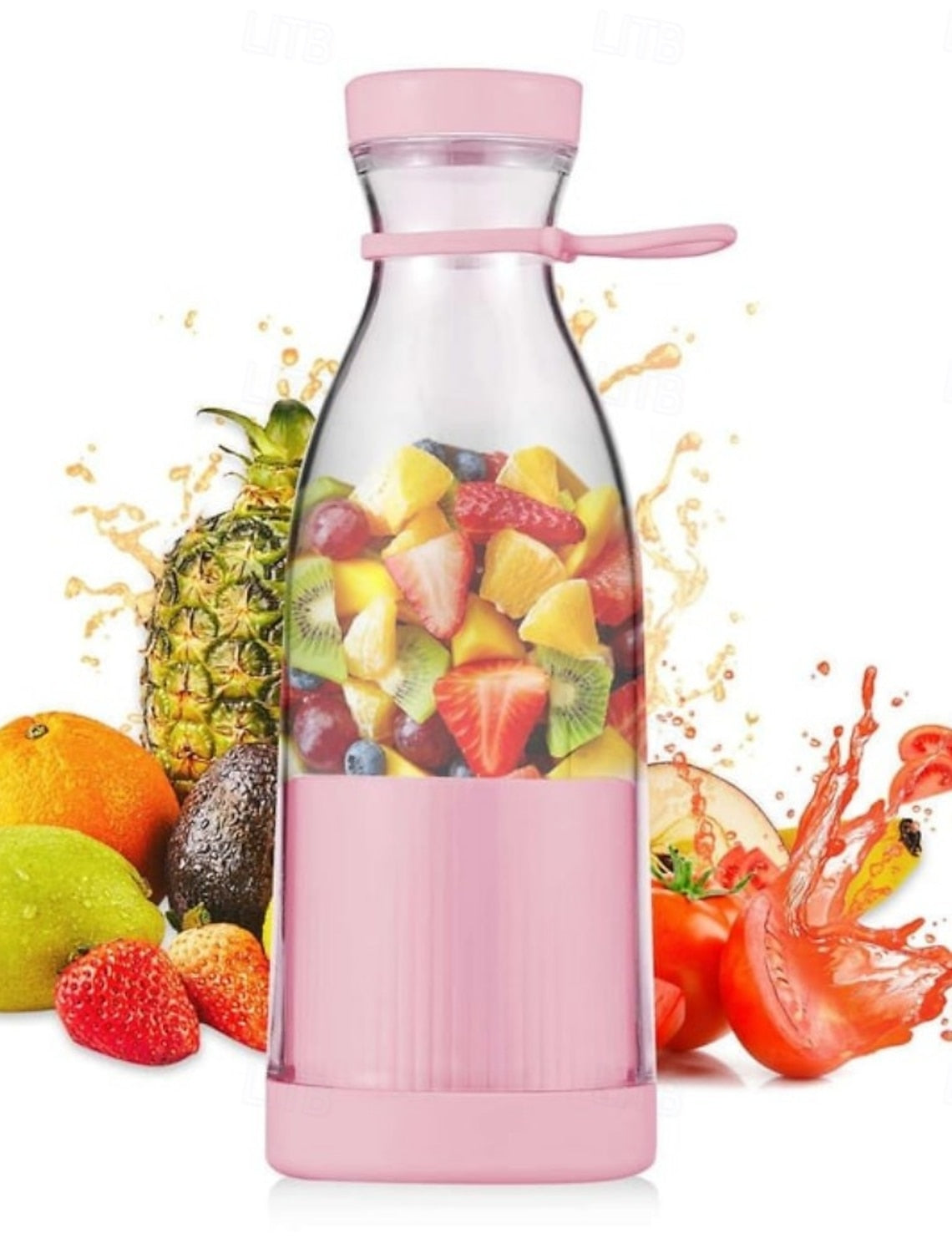 Mini Batidora de Fruta 380 ml Portátil y Recargable